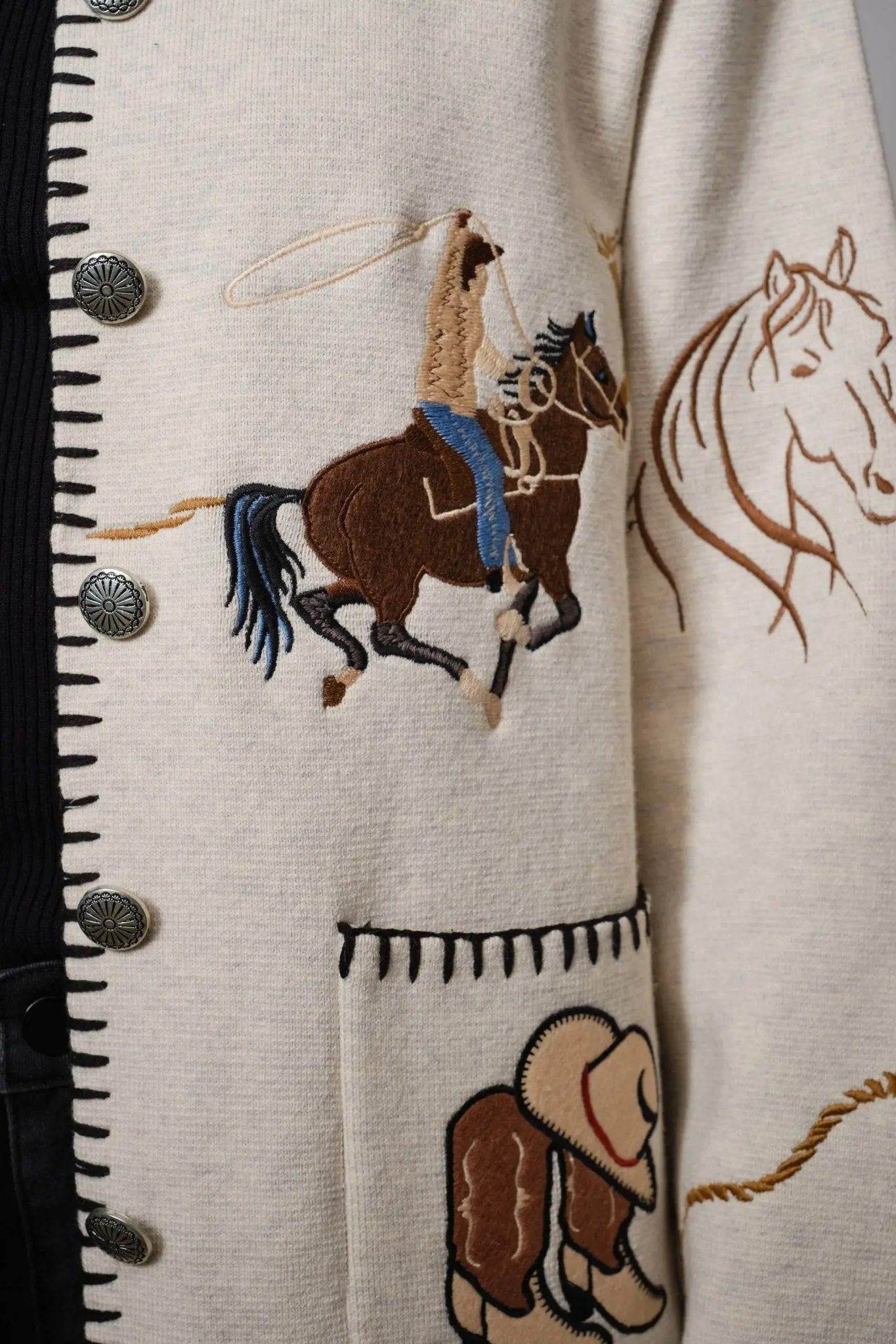 Western Long Button-Up Jacket - Image 4