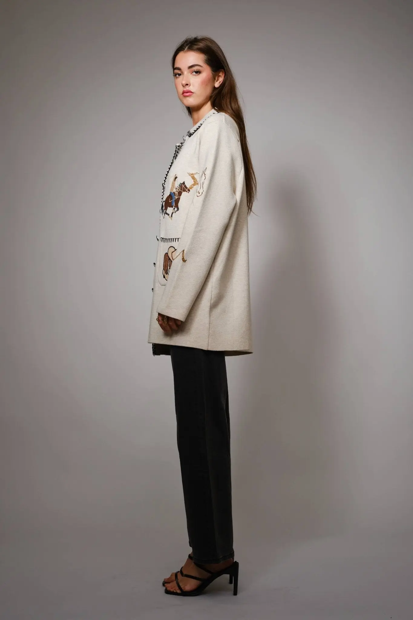 Western Long Button-Up Jacket - Image 6