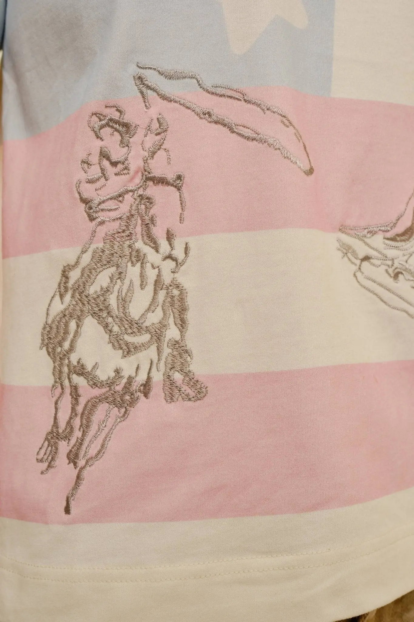 American Cowgirl Embroidered Crewneck Top - Image 3