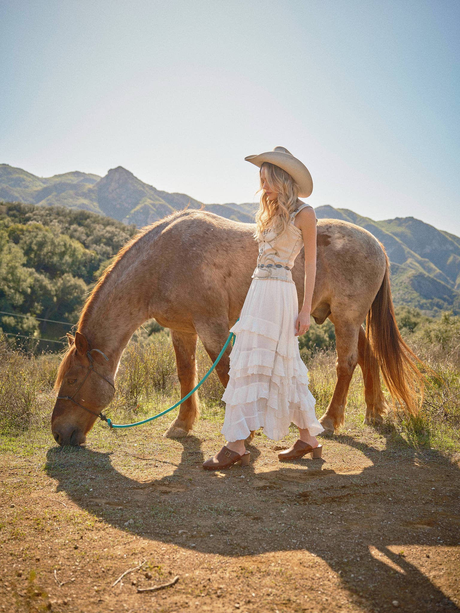 Cowgirl Smocked Skirt - Image 3