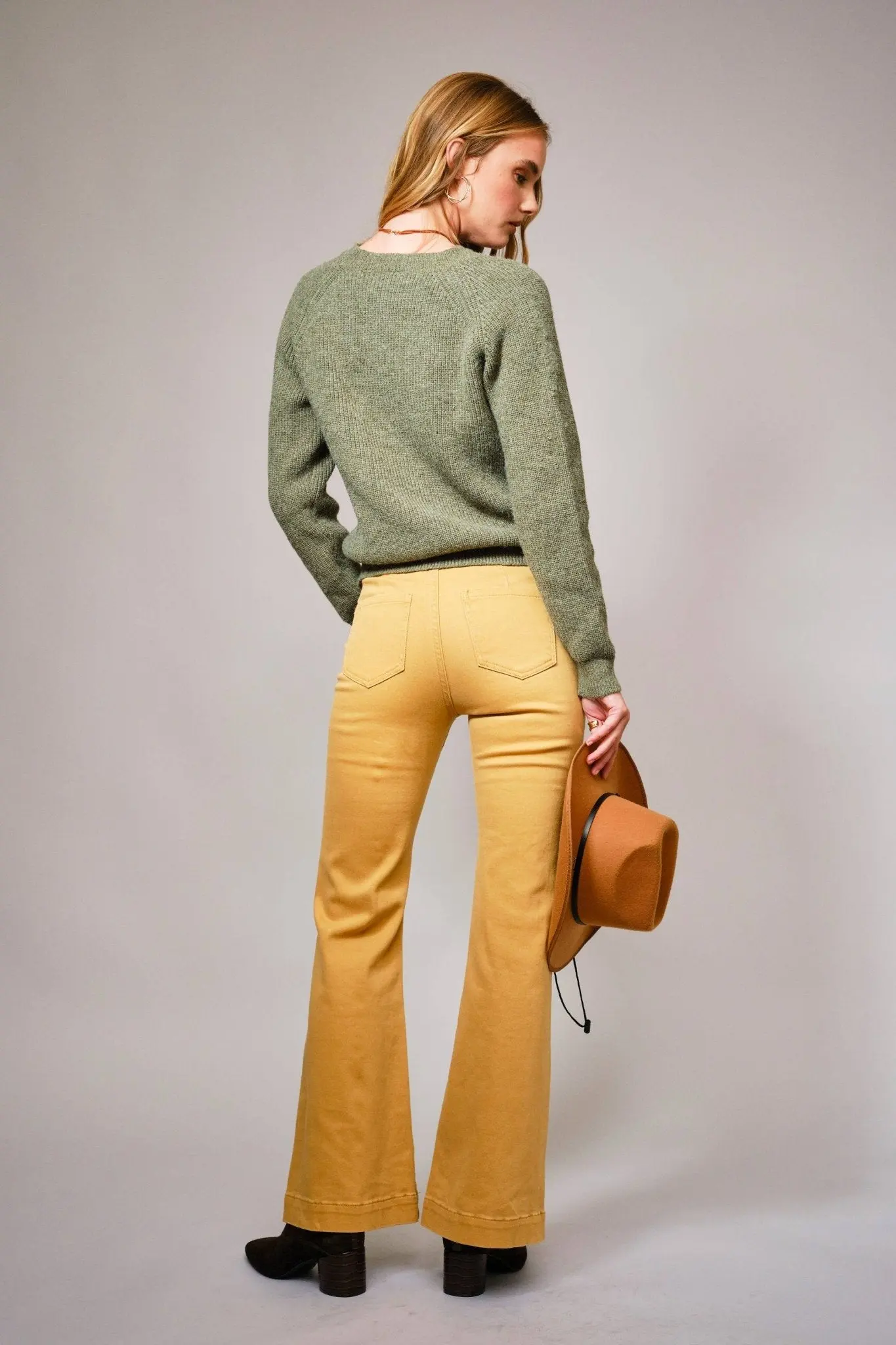 Olive Horse Embroidered Sweater - Image 6