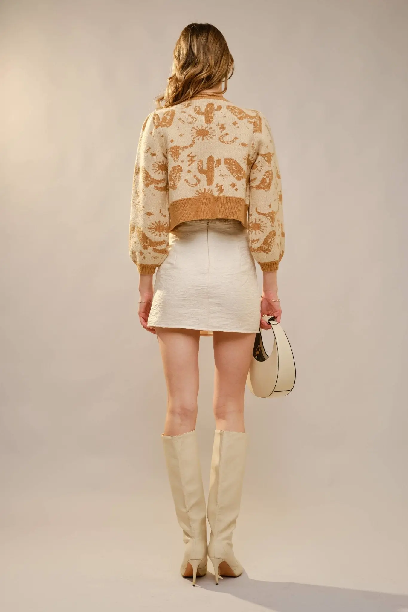 Horseshoe Tie Front Cardigan - Image 6