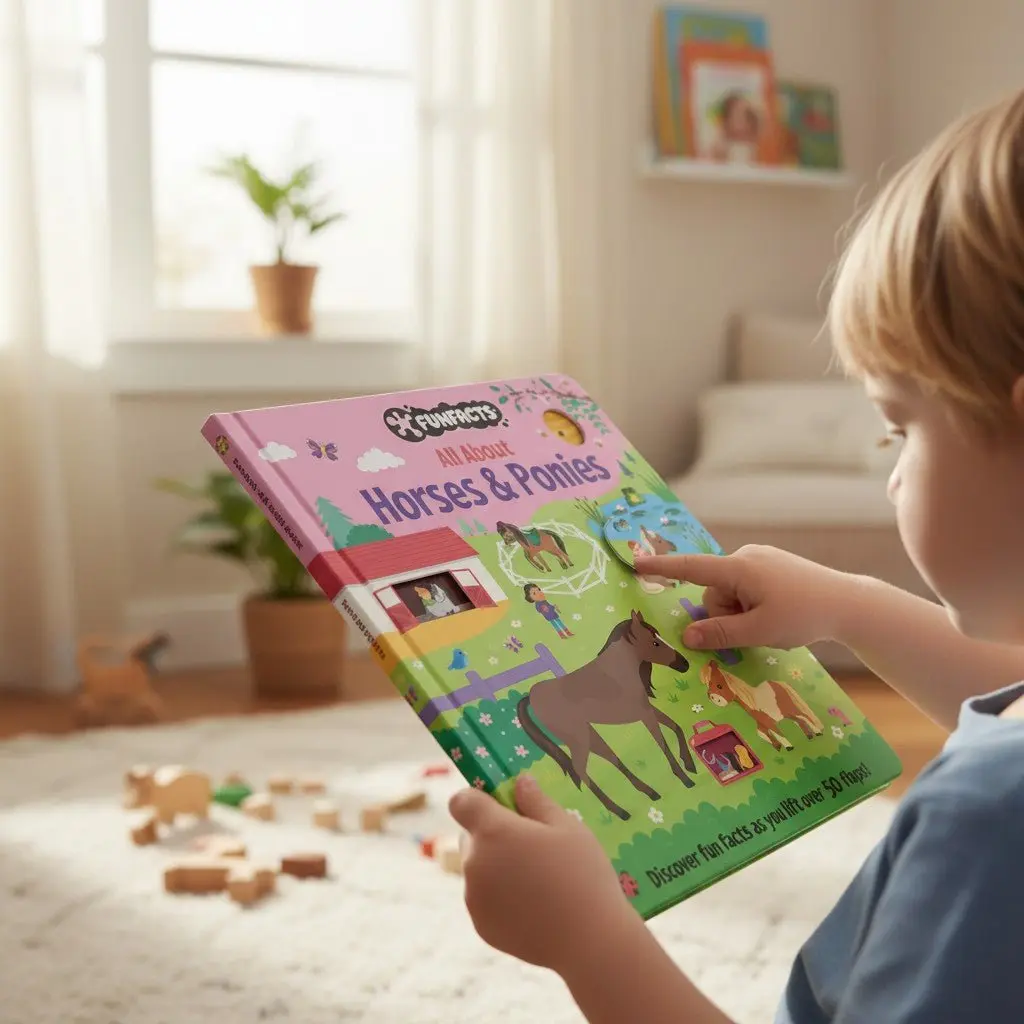 All About Horses & Ponies: Lift-the-Flap Book - Image 5