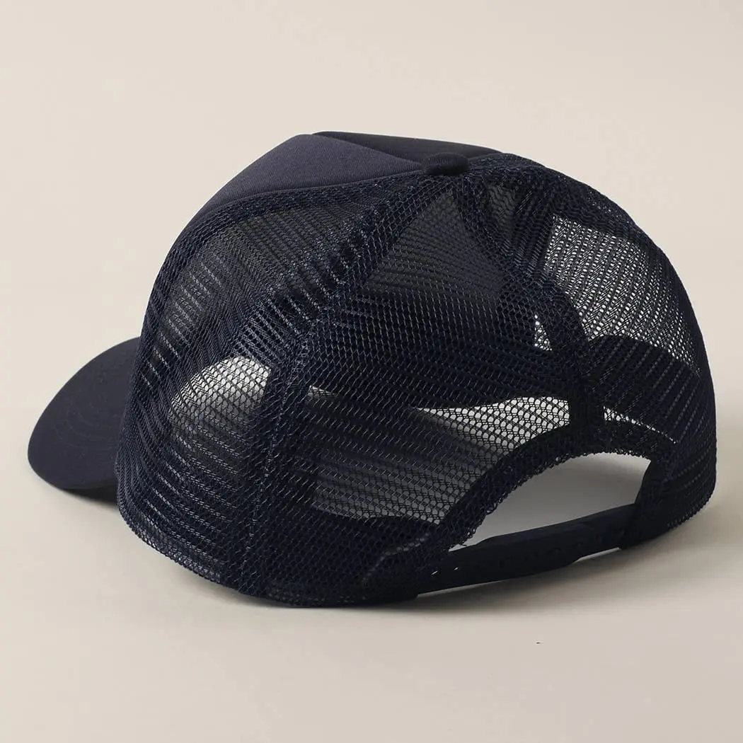 American Cowgirl Trucker Hat (Black) - Image 4