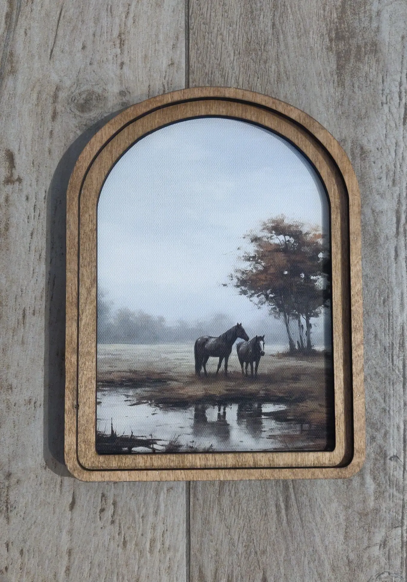 Horses at Daybreak Art - Image 3