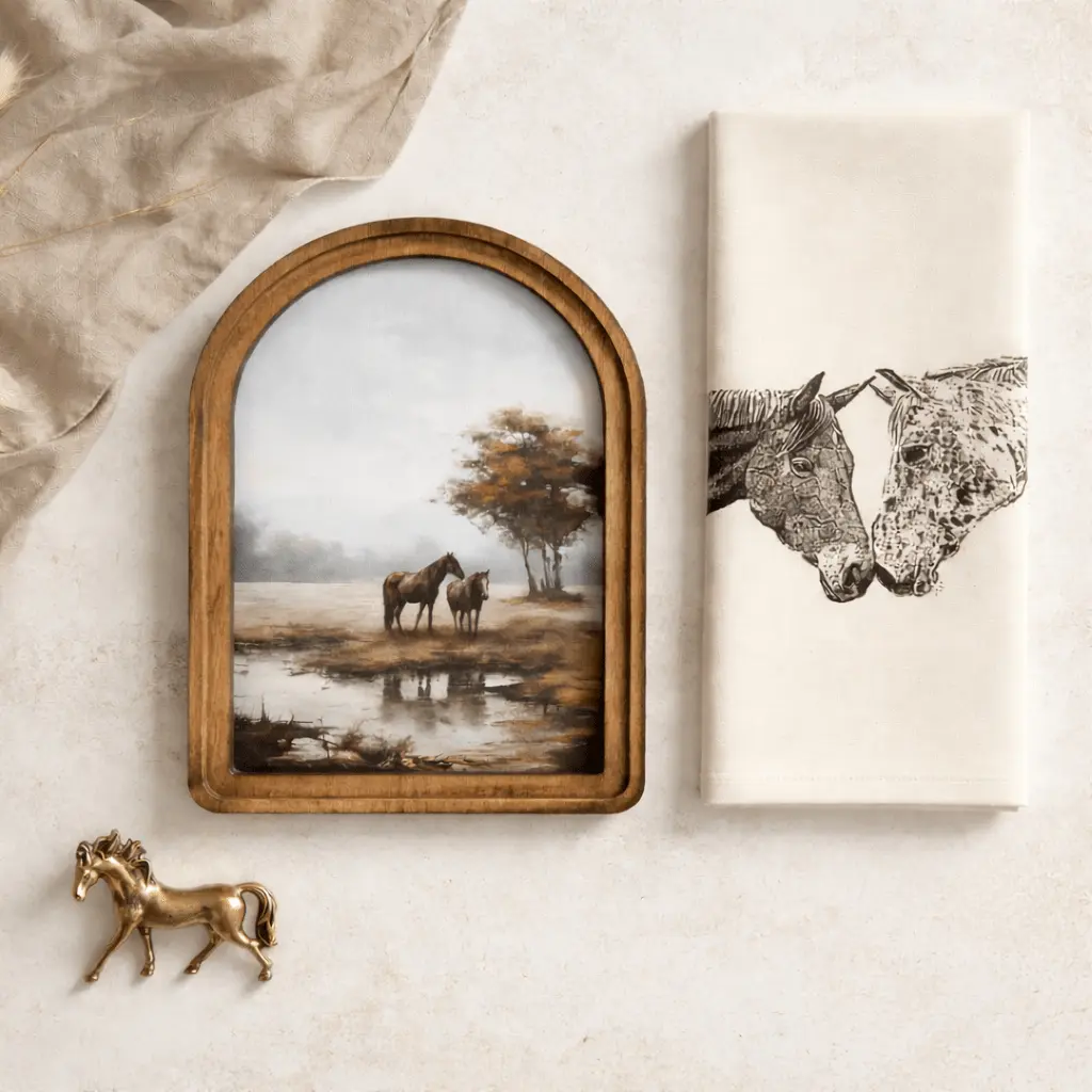 Horses at Daybreak Art - Image 5
