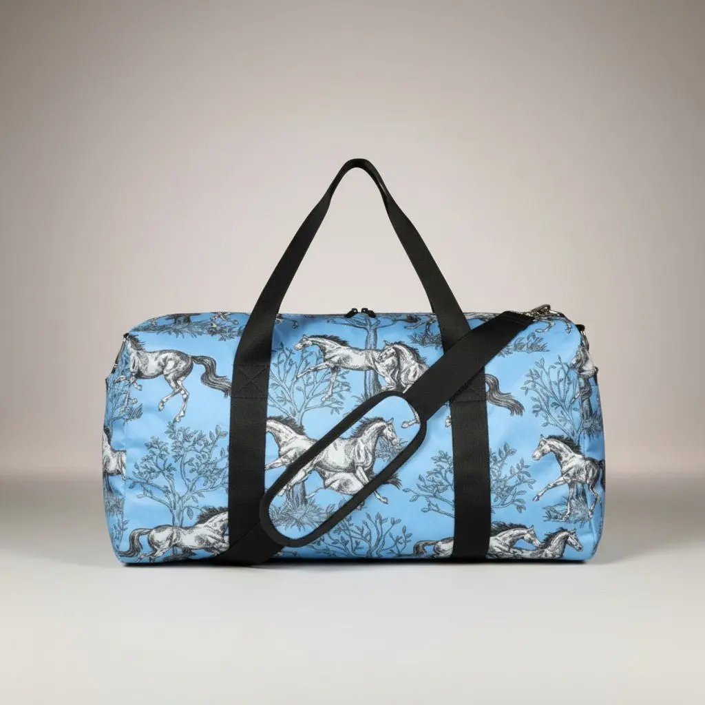 Blue Skies Horse Duffle Bag