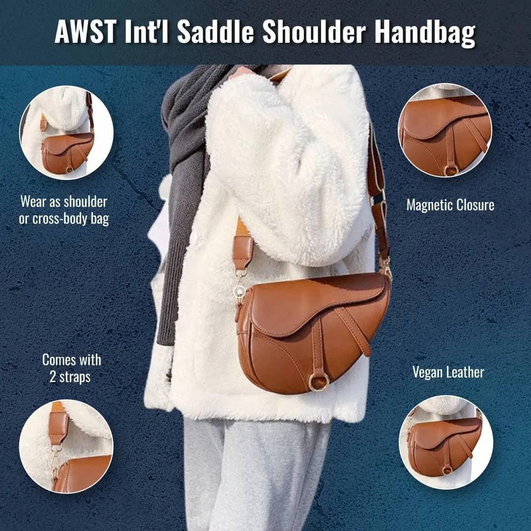 Saddle Shoulder Handbag - Image 3