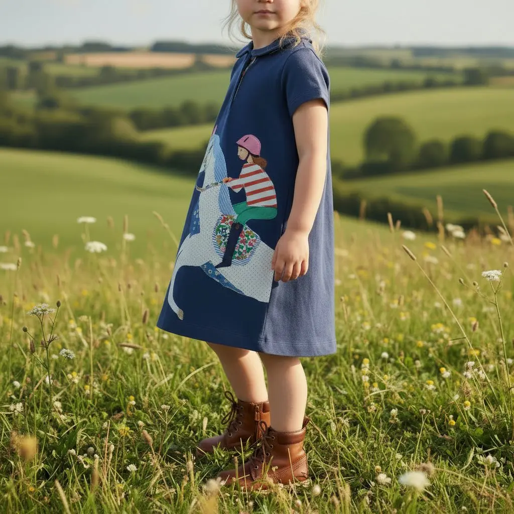 Blue Ribbon Equestrian Dress - Image 2