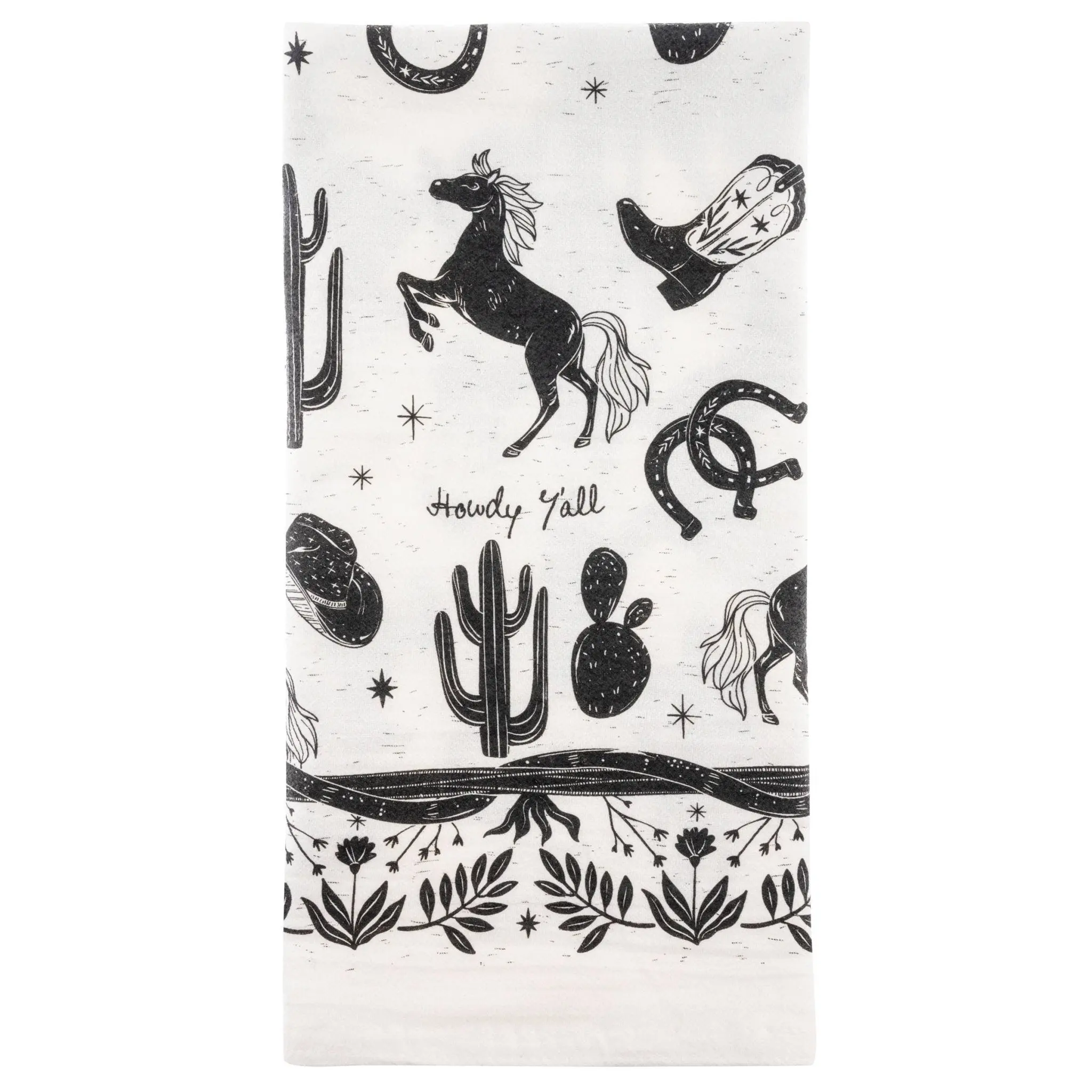 Boho Horse Tea Towel