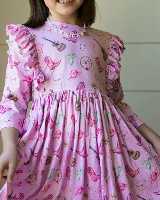 Boot Scootin' Ruffle Dress - Image 4