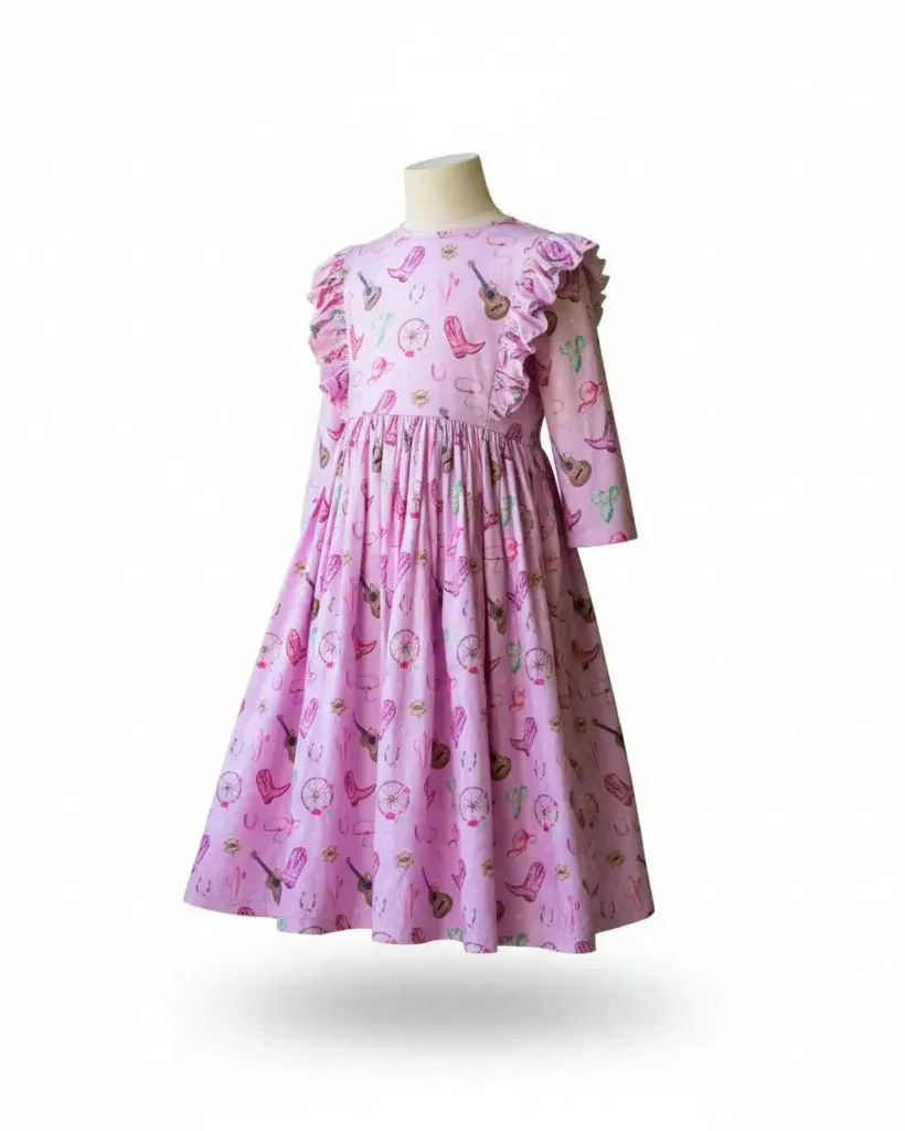Boot Scootin' Ruffle Dress - Image 5