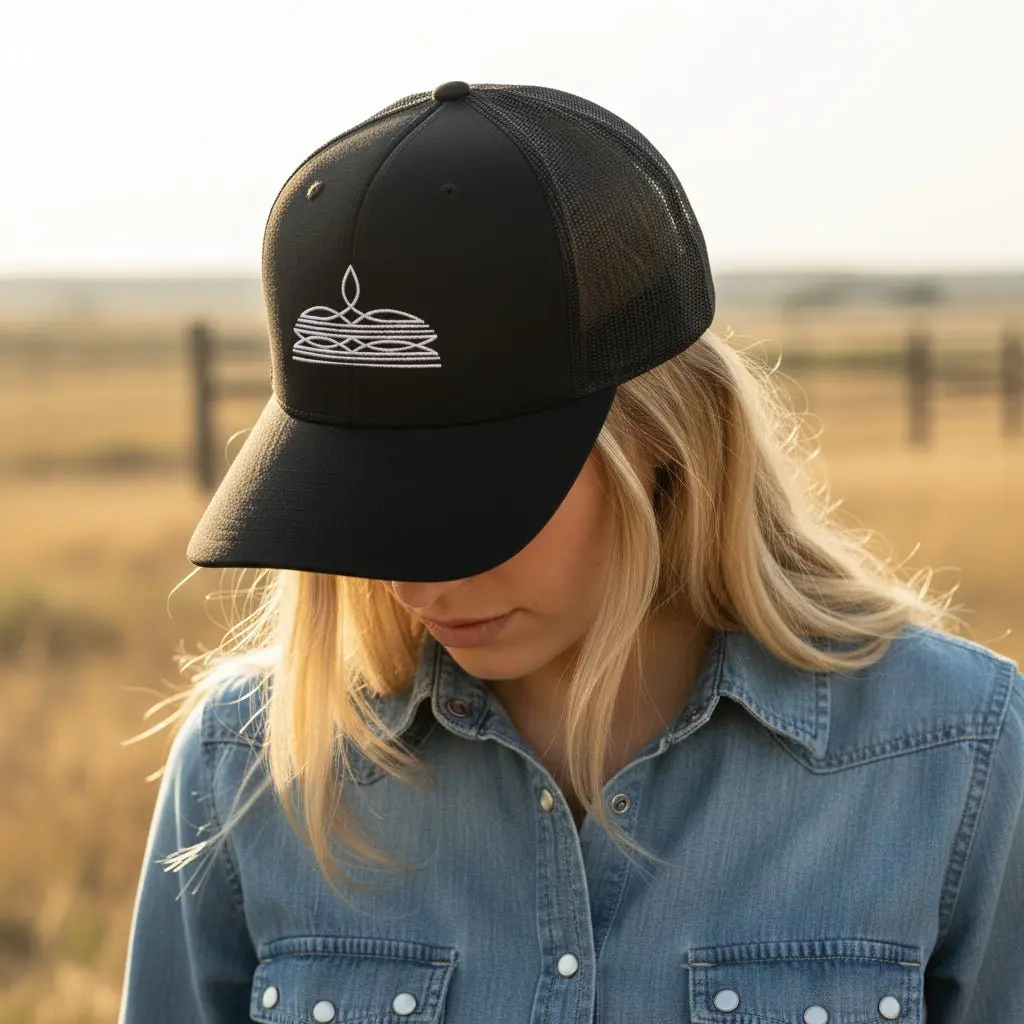 Boot Stitch Trucker Hat - Image 2