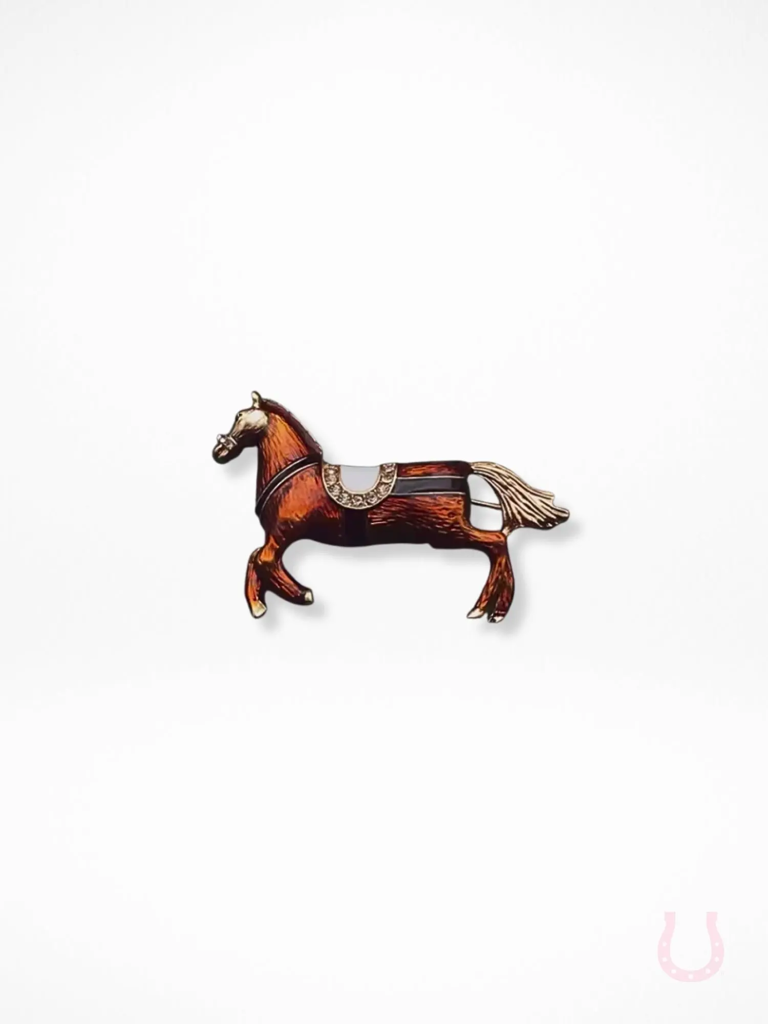 Bridle Up Horse Brooch - Image 6