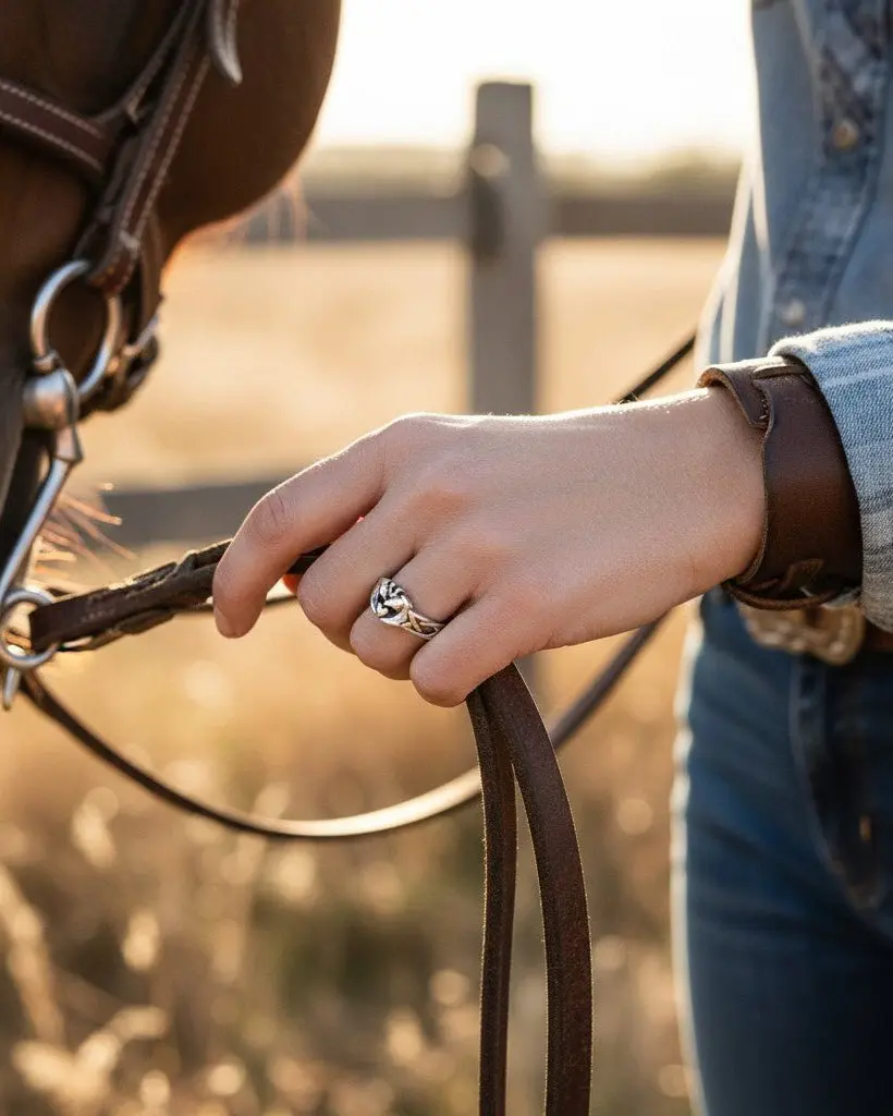 Horse Claddagh Ring - Image 7