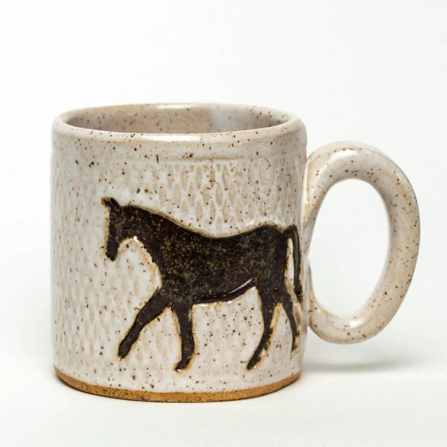 Handmade Horse Mug (Cream) - Image 5