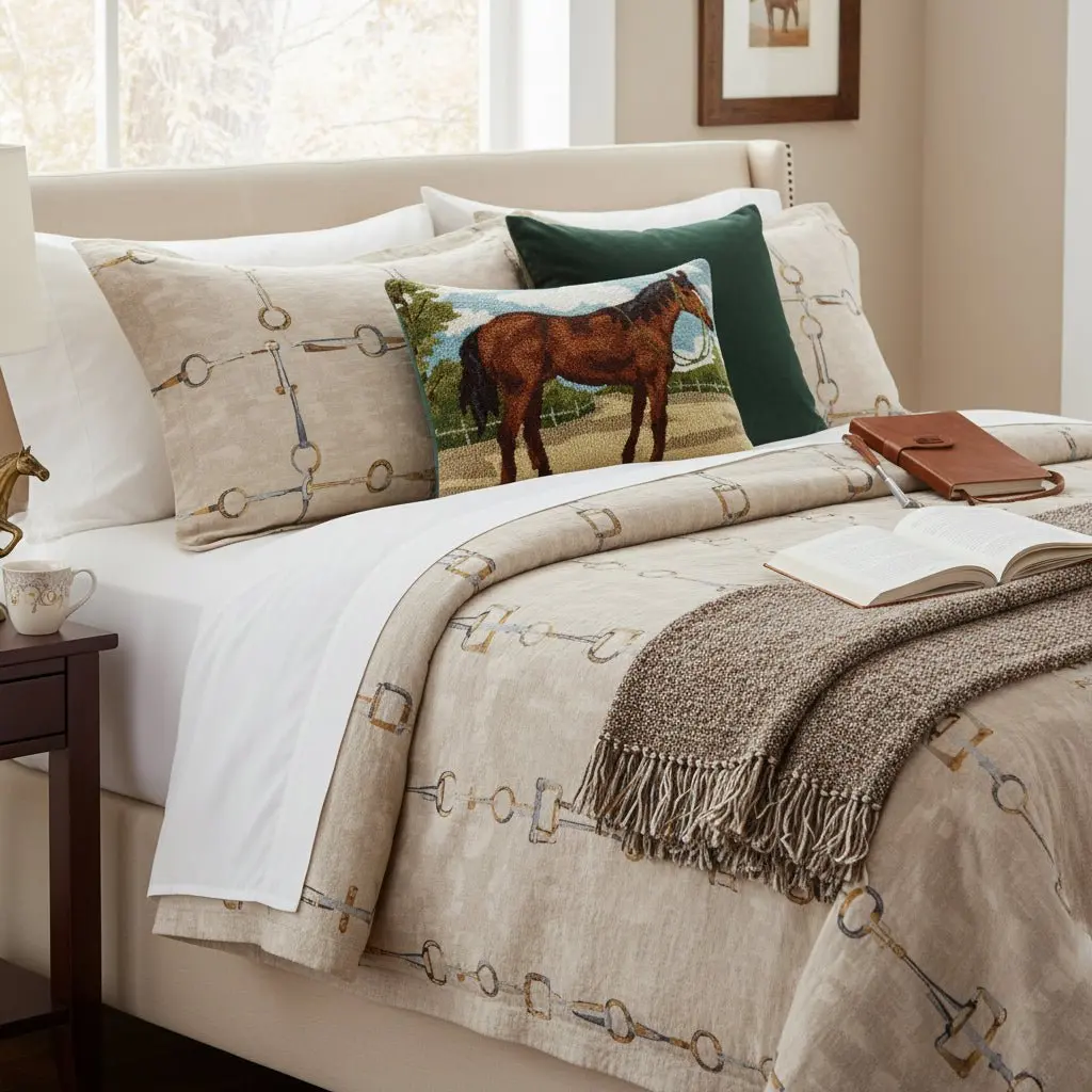 Brown Horse Hook Pillow - Image 4