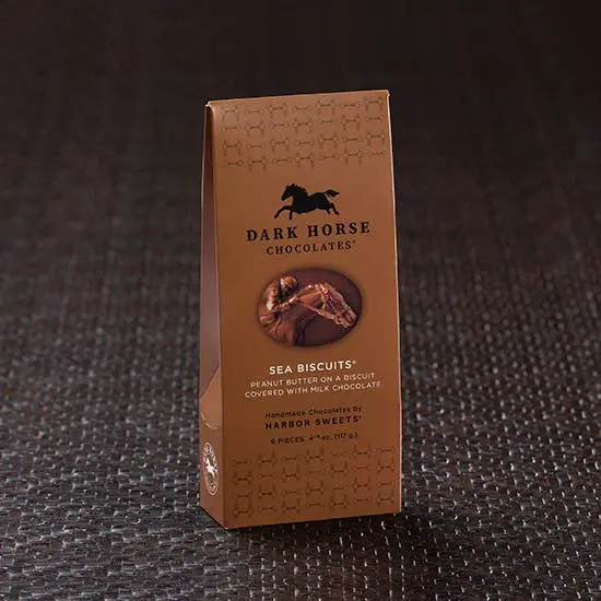 Chocolate Peanut Butter Sea Biscuits (8 pc)