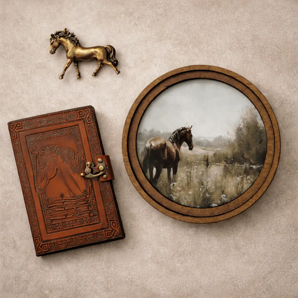 Among the Meadow Horse Art - Image 5