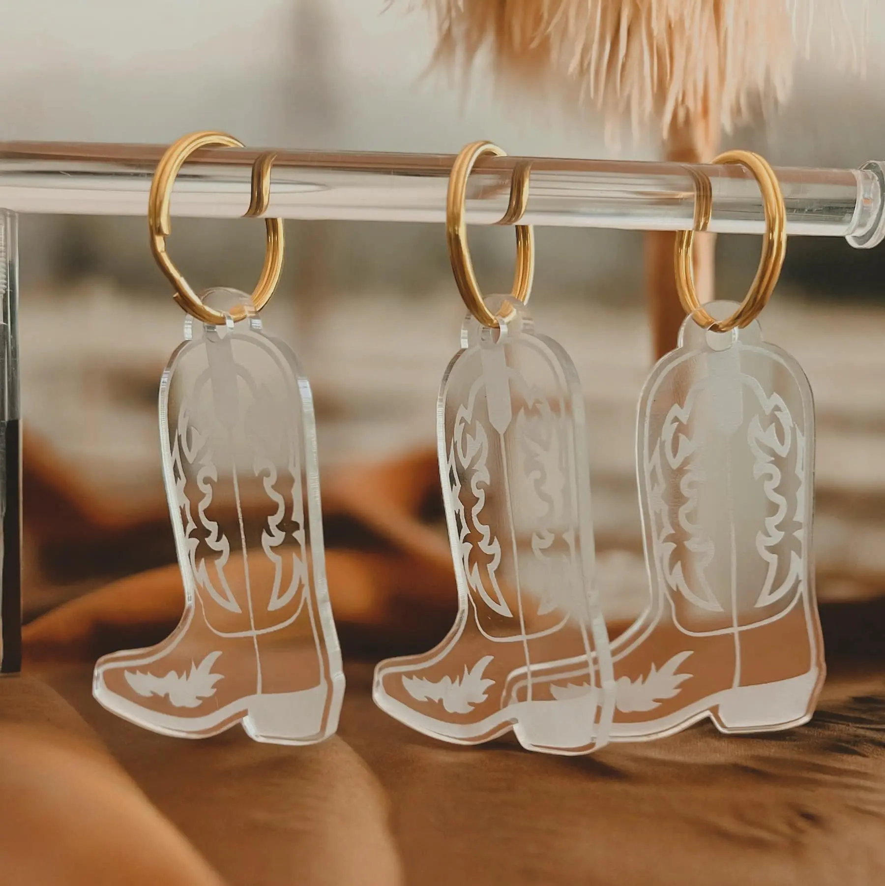 Cowboy Boot Keychain - Image 2