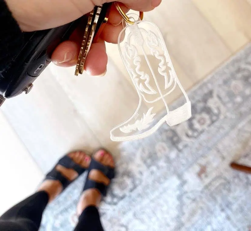 Cowboy Boot Keychain - Image 5