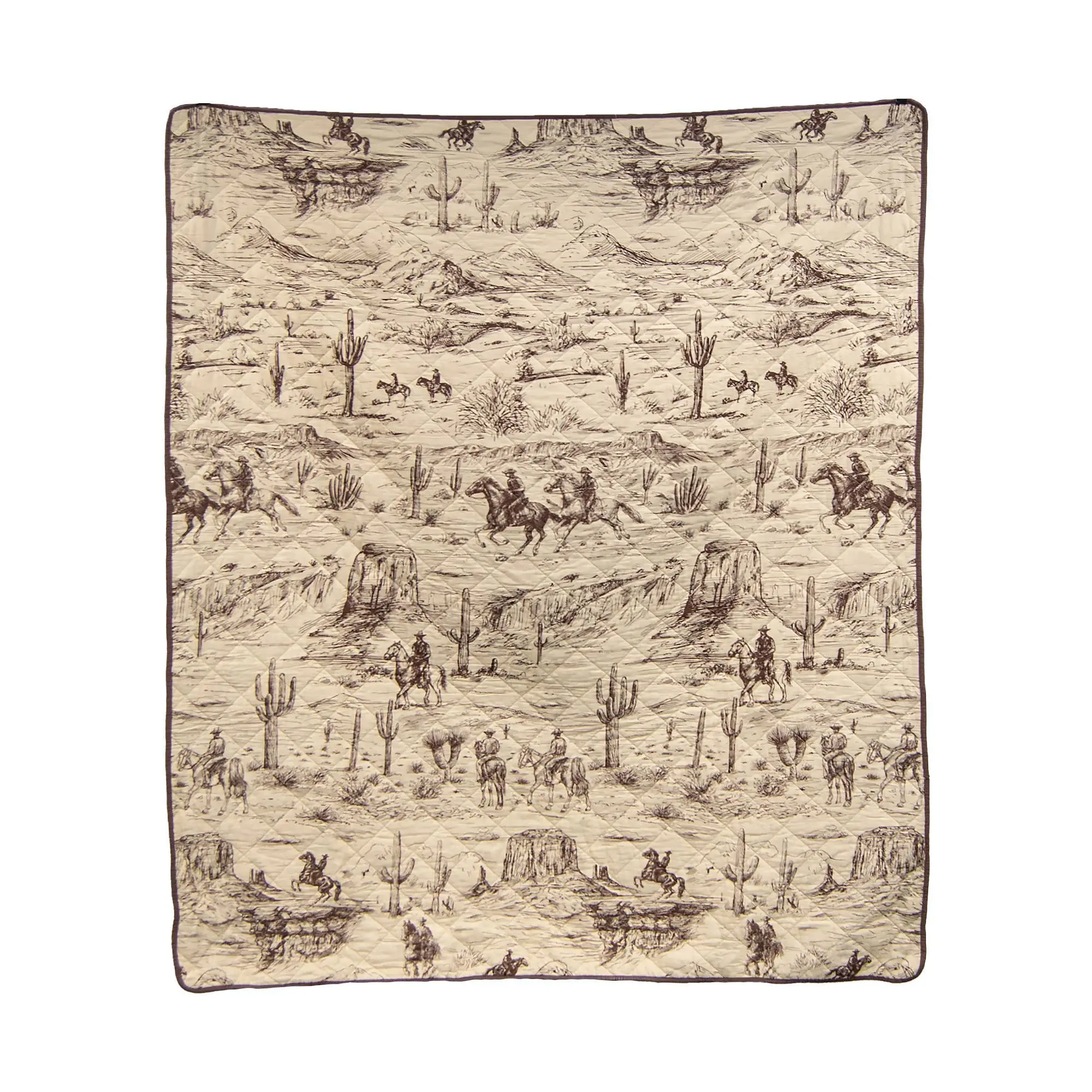 Horse & Cowboy Twin Quilt - Image 3