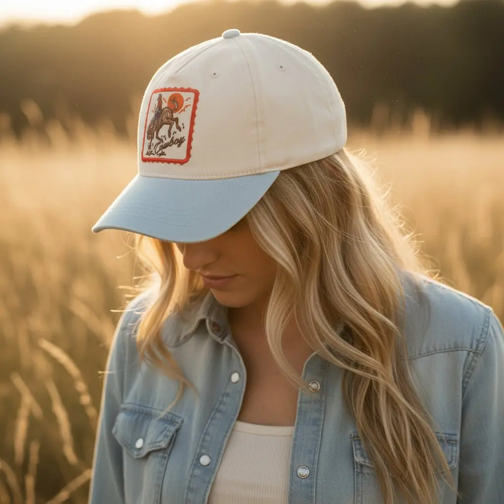 Cowboy Denim Hat (Light Denim) - Image 2