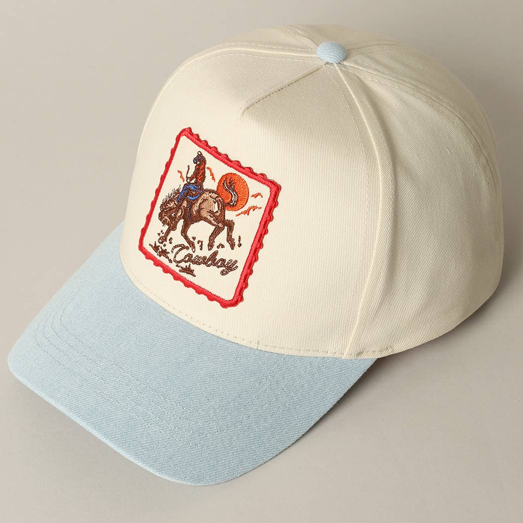 Cowboy Denim Hat (Light Denim) - Image 4