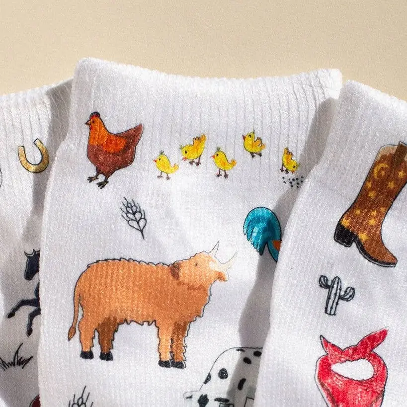 Horse Farm Country Baby Socks (3 pack) - Image 3