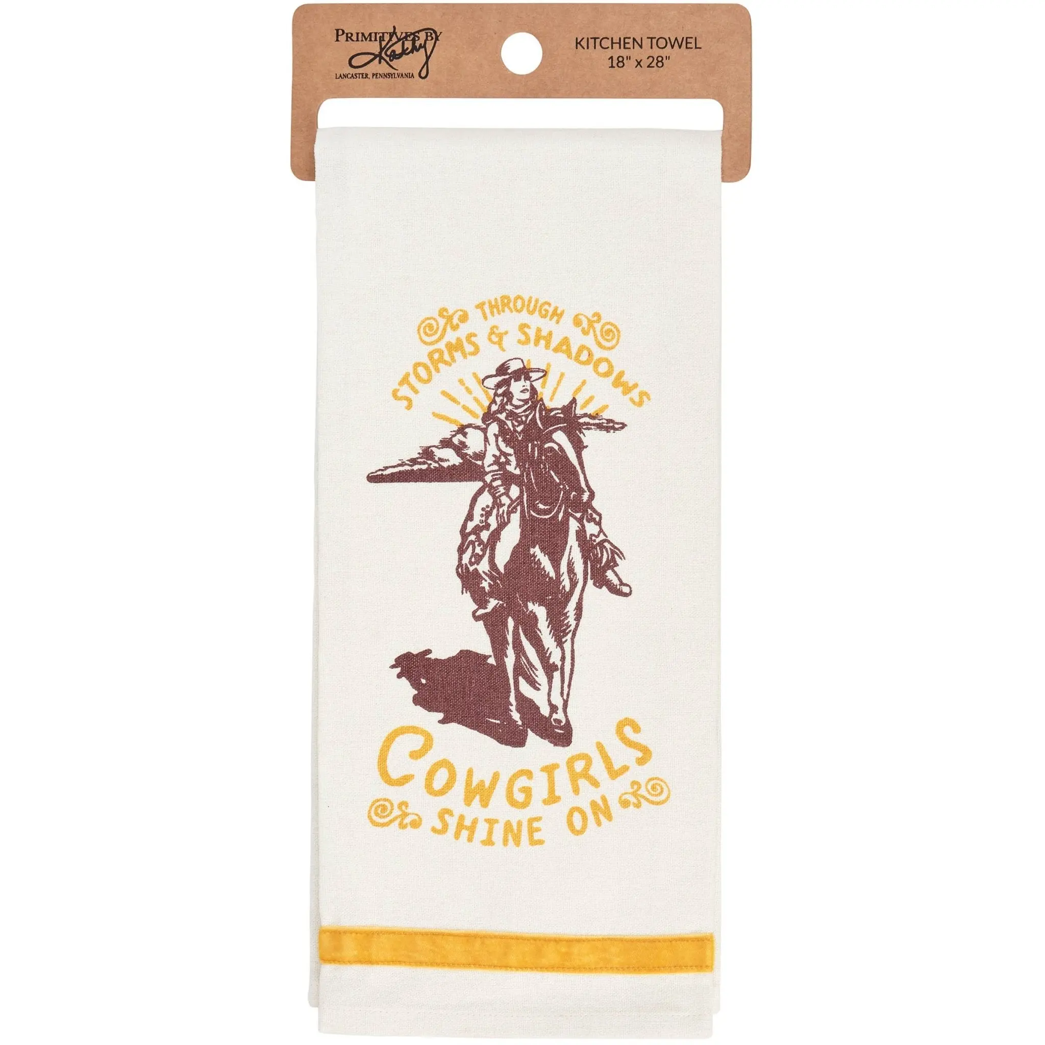 Cowgirls Shine On Kitchen Towel - Image 3