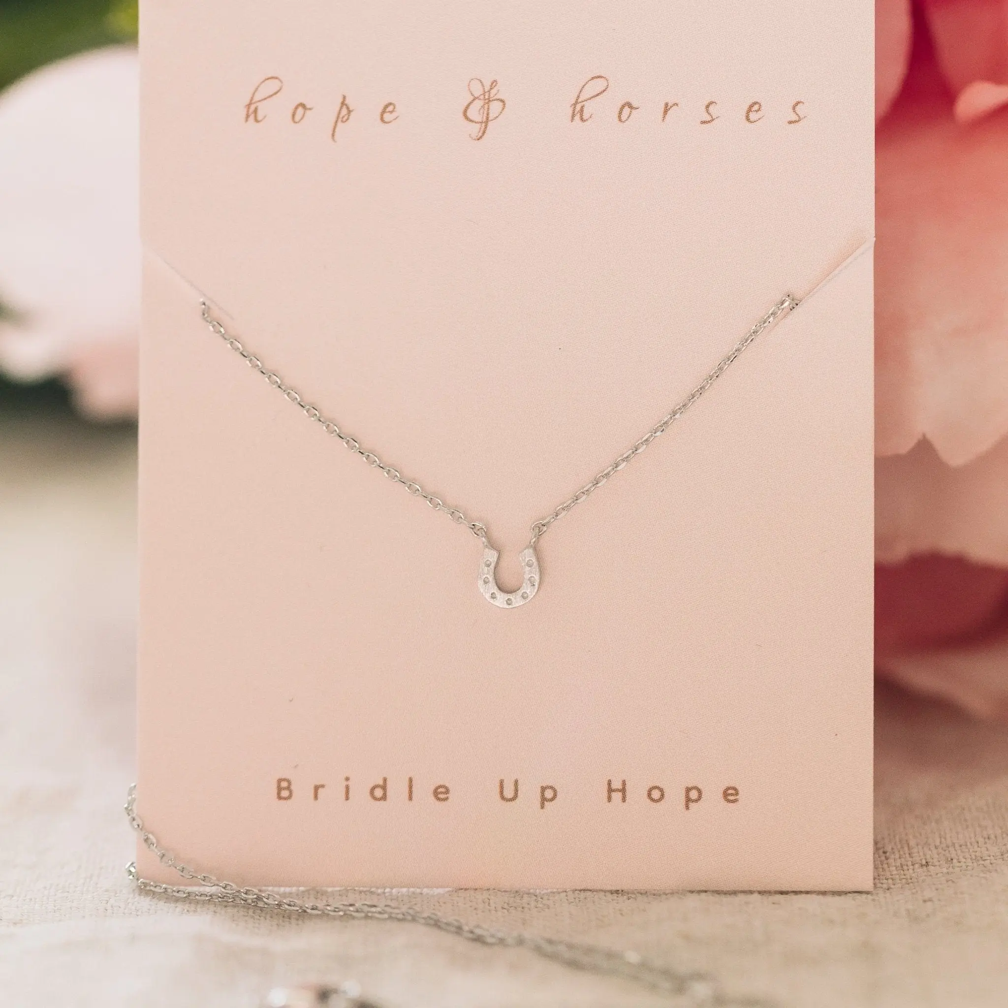 Tiny Horseshoe Necklace - Image 3