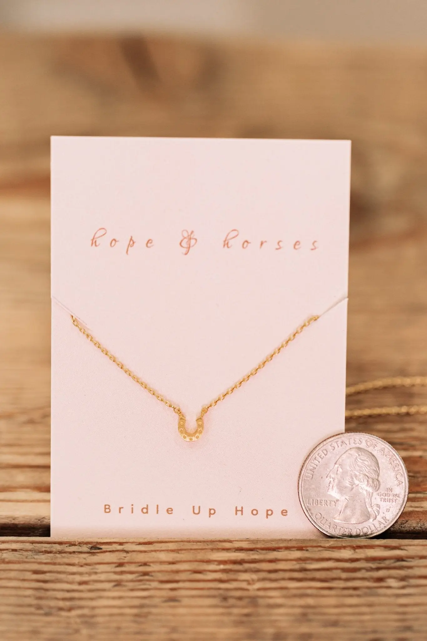 Tiny Horseshoe Necklace - Image 6