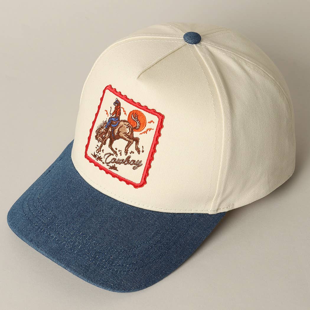 Cowboy Denim Hat (Dark Denim) - Image 3