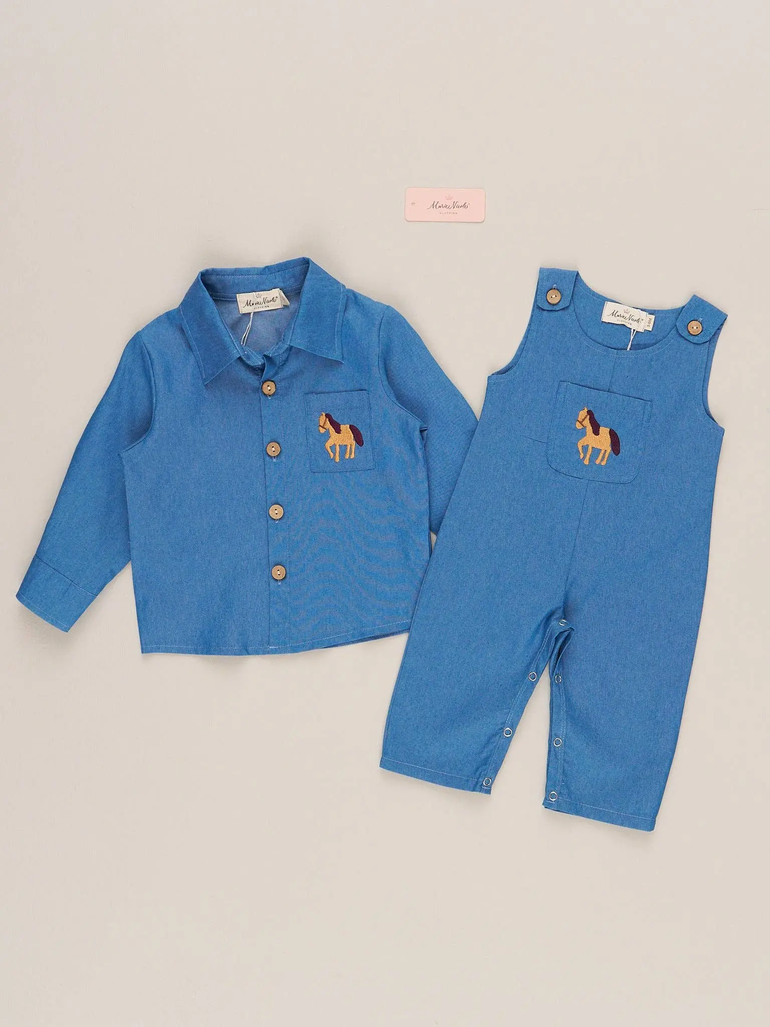 Embroidered Pasture Pony Button Up - Image 4
