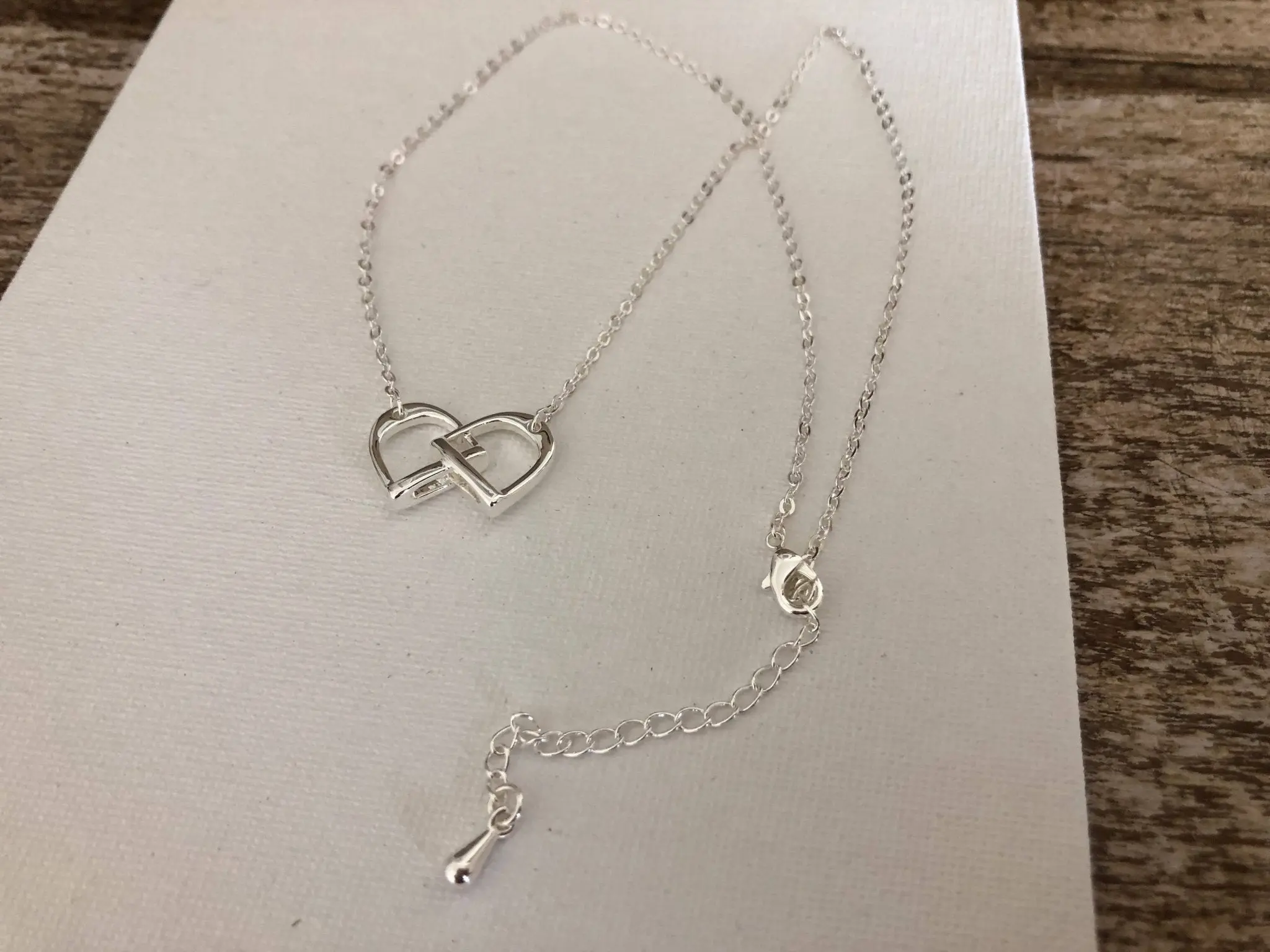 English Stirrup Interlocked Necklace - Image 3