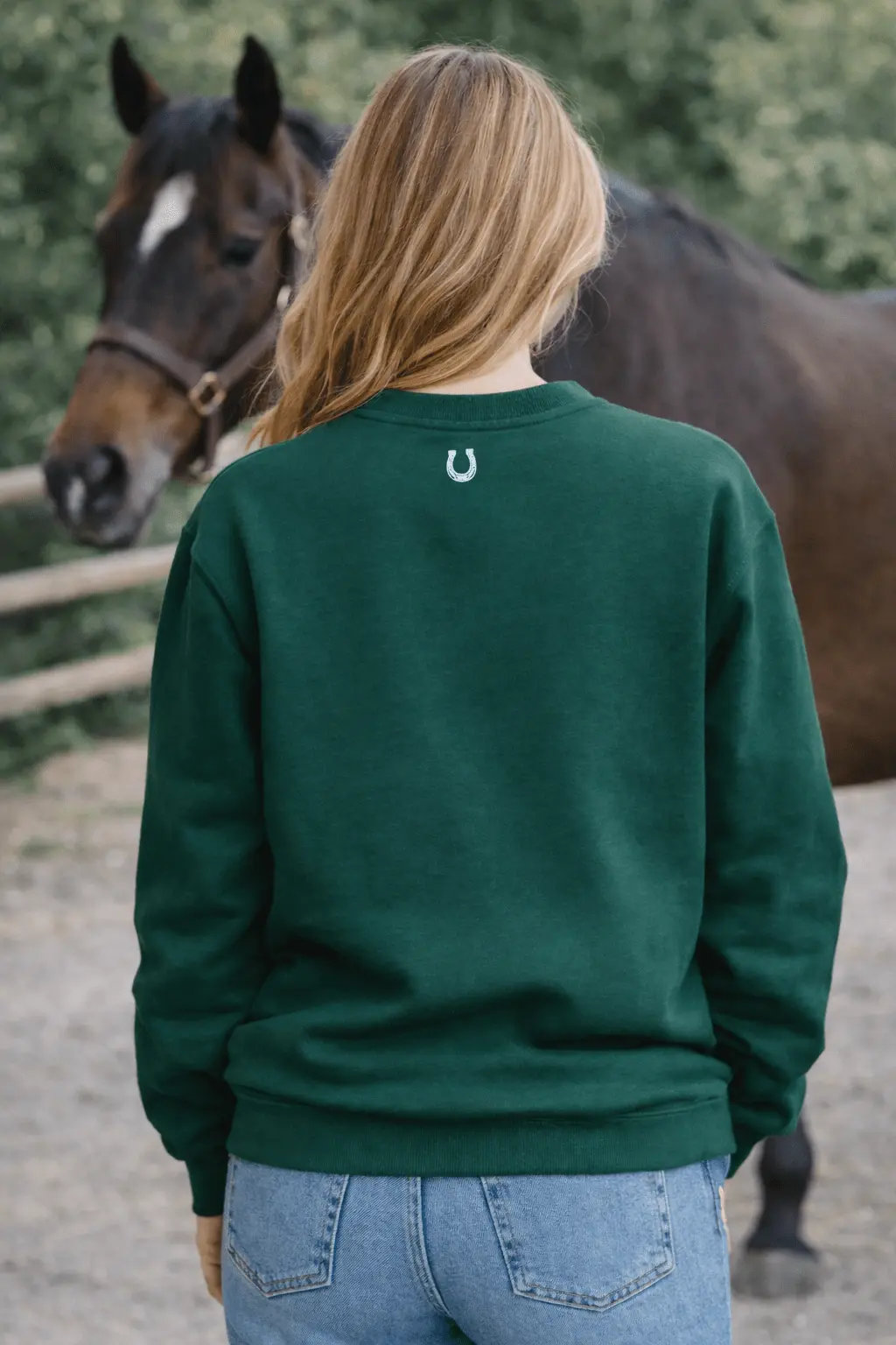 Equestrian Athletic Club Sweatshirt (Green) - Image 4