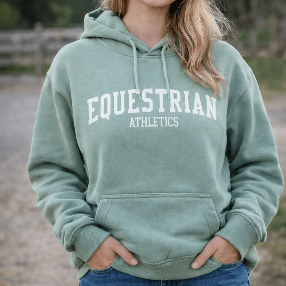 Equestrian Athletics Hoodie (Sea Foam) - Image 3