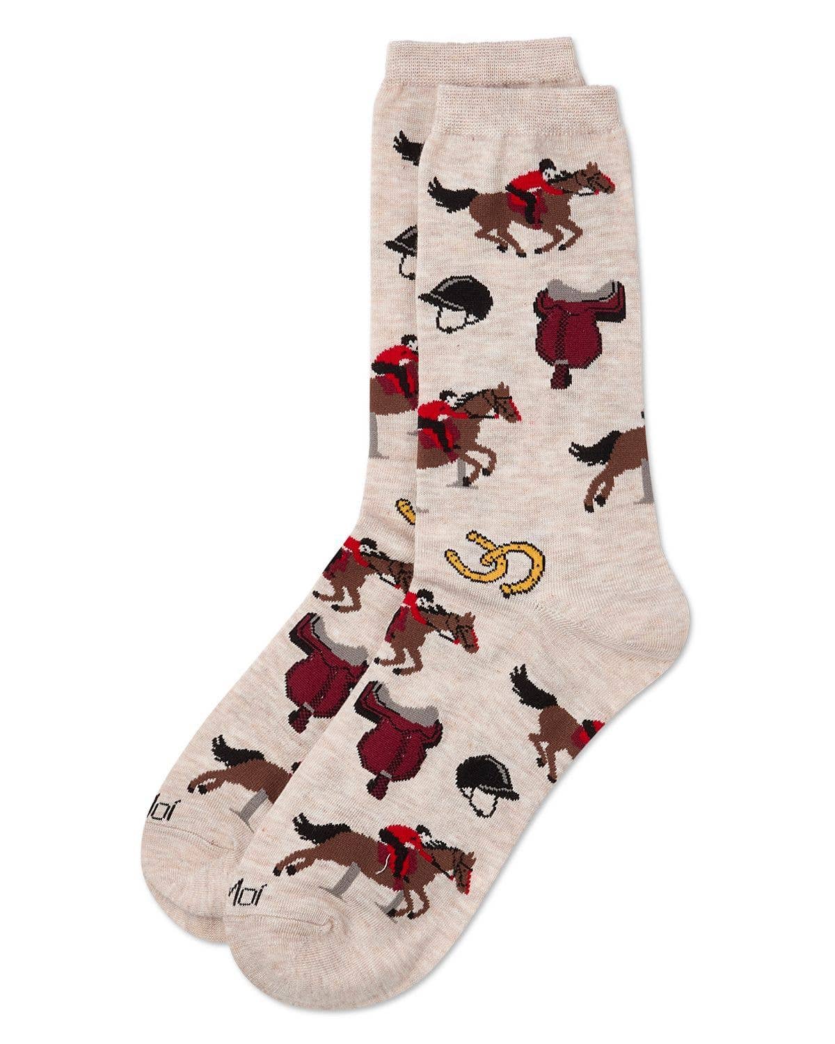Equestrian Bamboo Crew Socks - Image 3