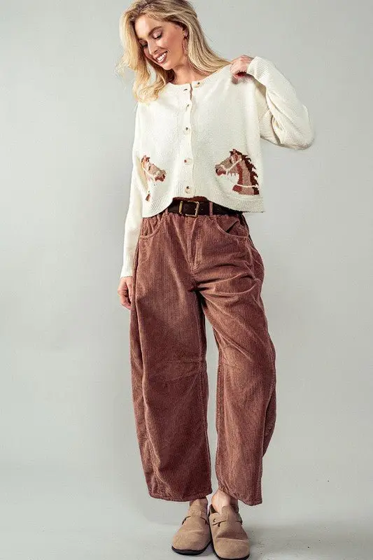 Equestrian Dream Cropped Cardigan - Image 5
