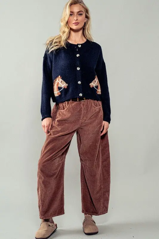 Equestrian Dream Cropped Cardigan - Image 7