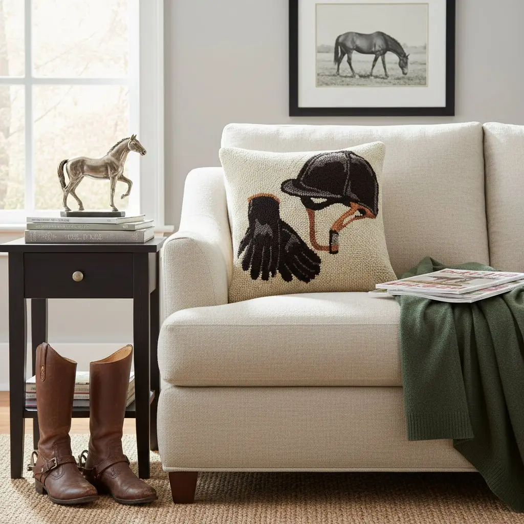 Equestrian Gear Hook Pillow - Image 4