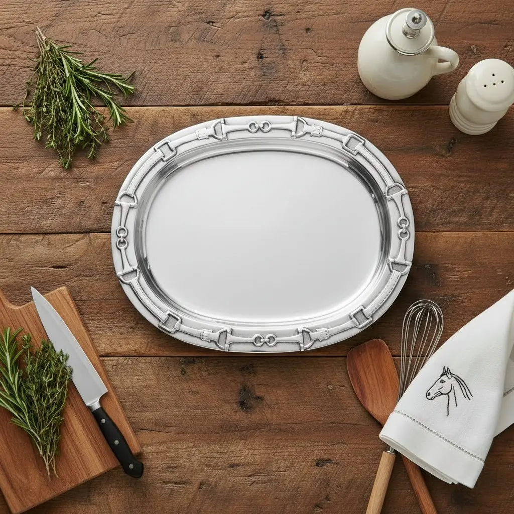 Equestrian Oval Platter - Image 3