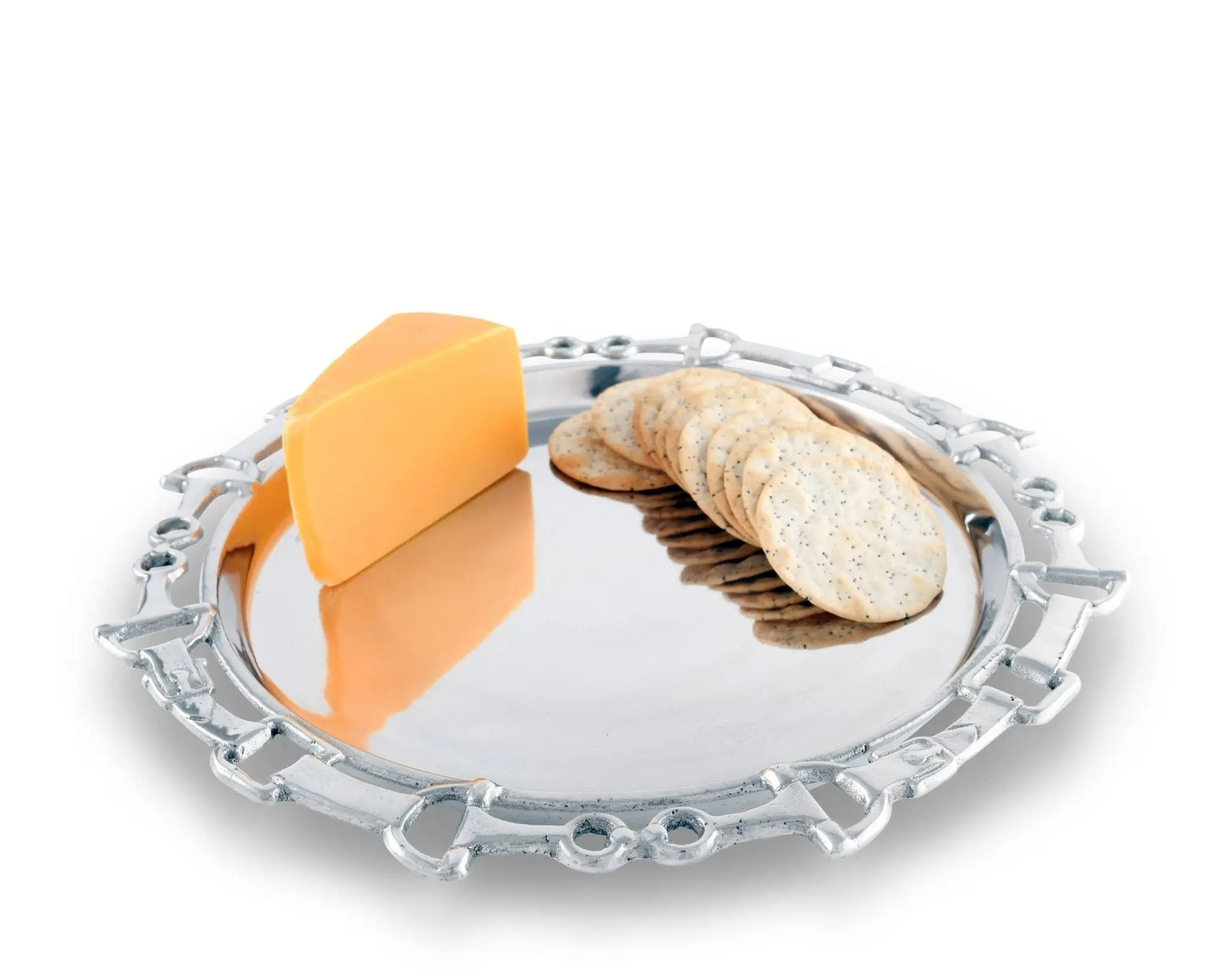 Snaffle Bit Equestrian Round Tray - Image 3