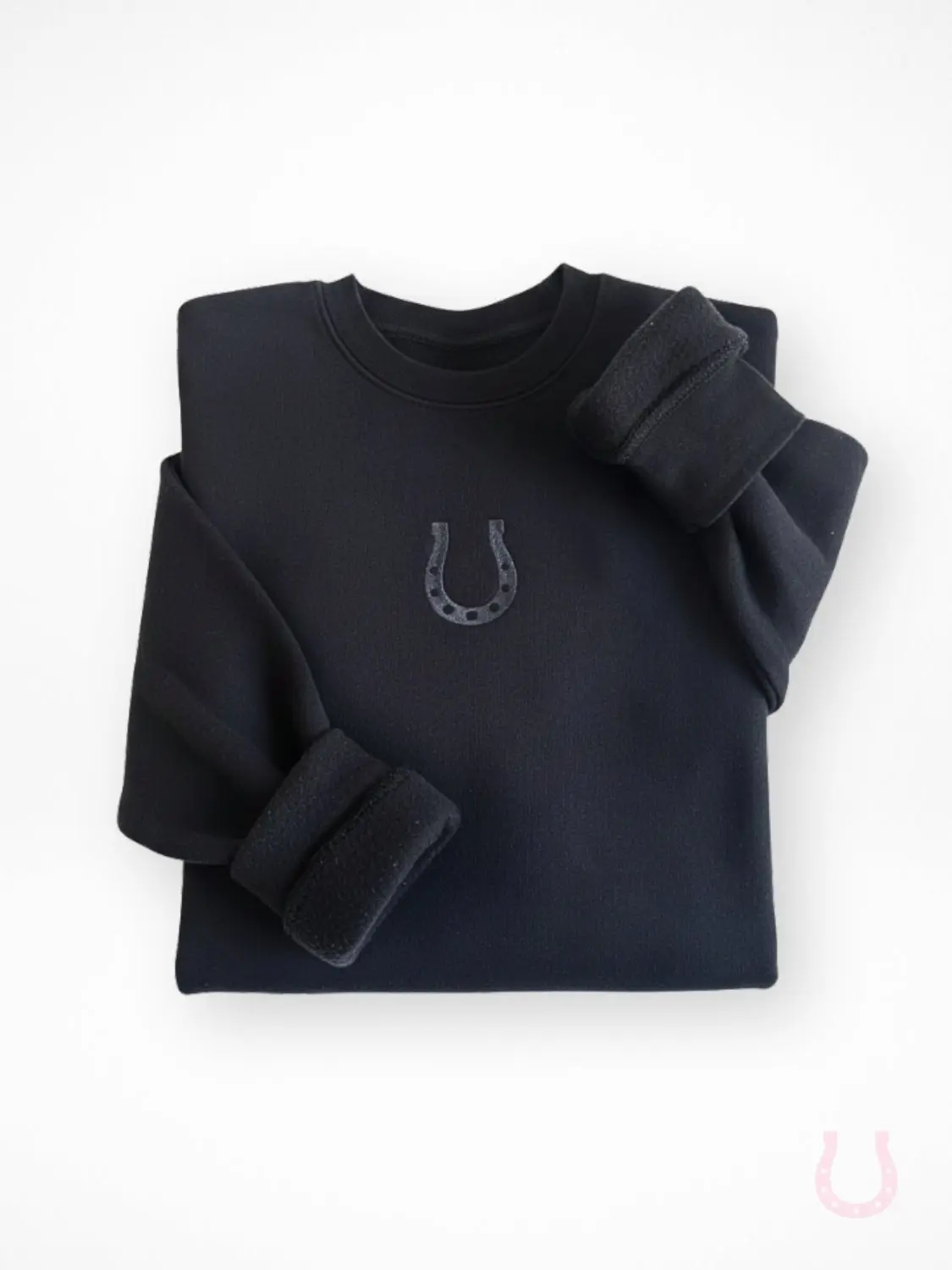 Fortuna Horseshoe Black Sweatshirt