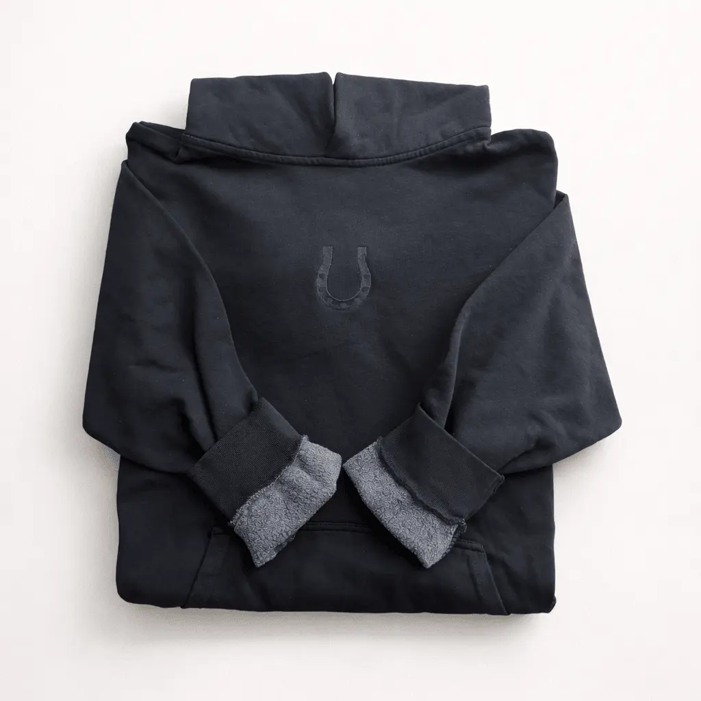 Fortuna Horseshoe Black Hoodie - Image 3