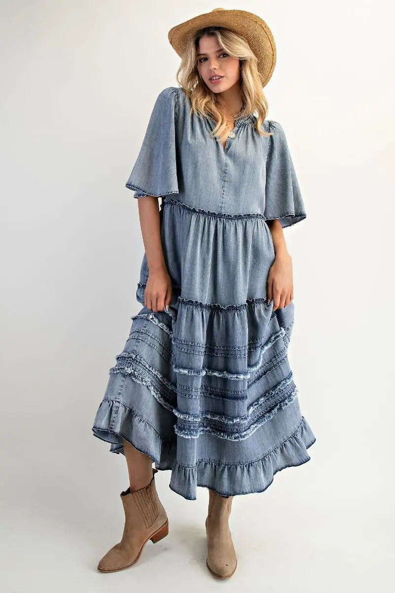 Fanny Western Denim Dress - Image 5