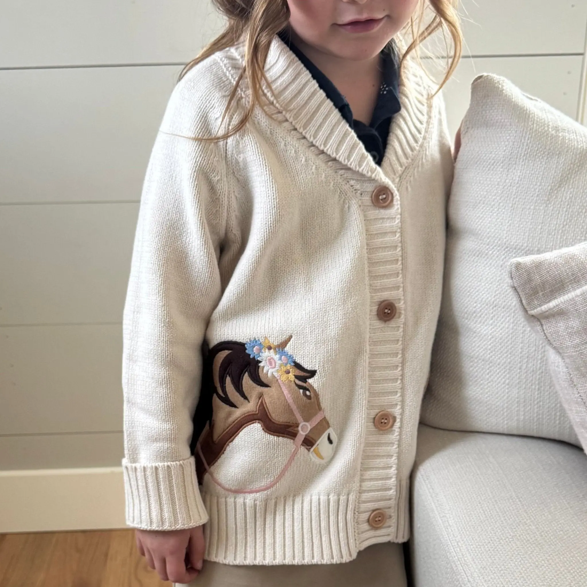 Bridle Up Pony Cardigan - Image 4