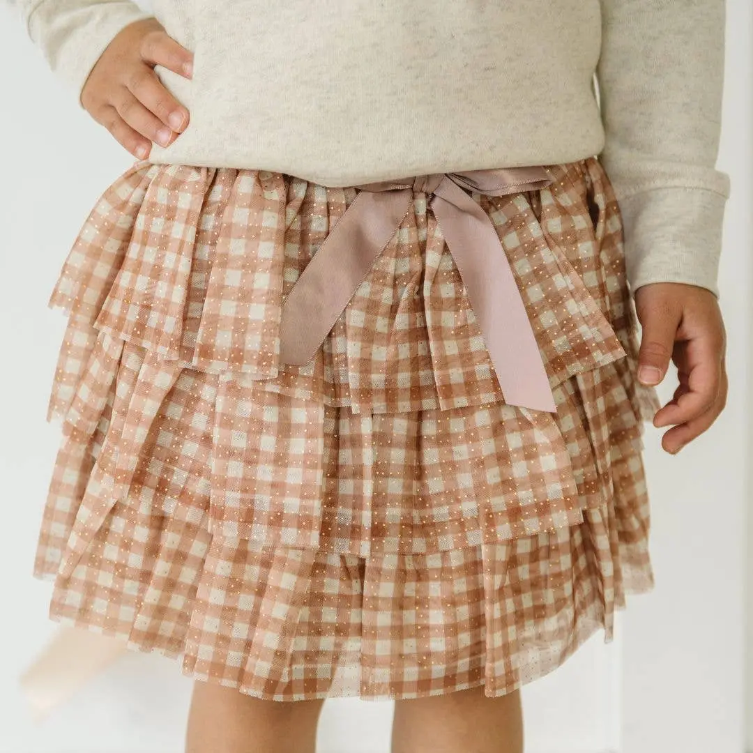 Lil' Cowgirl Gingham Skirt - Image 3
