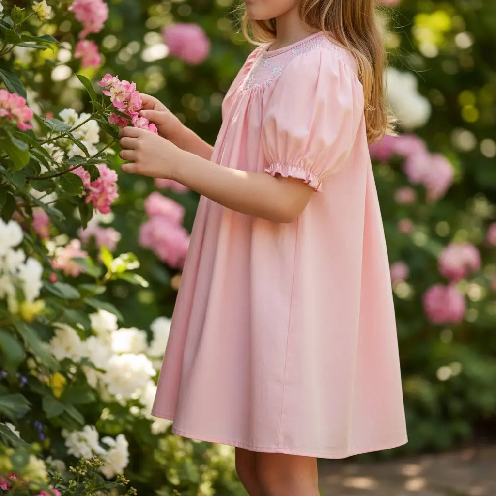 Pink Pony Embroidered Dress - Image 4