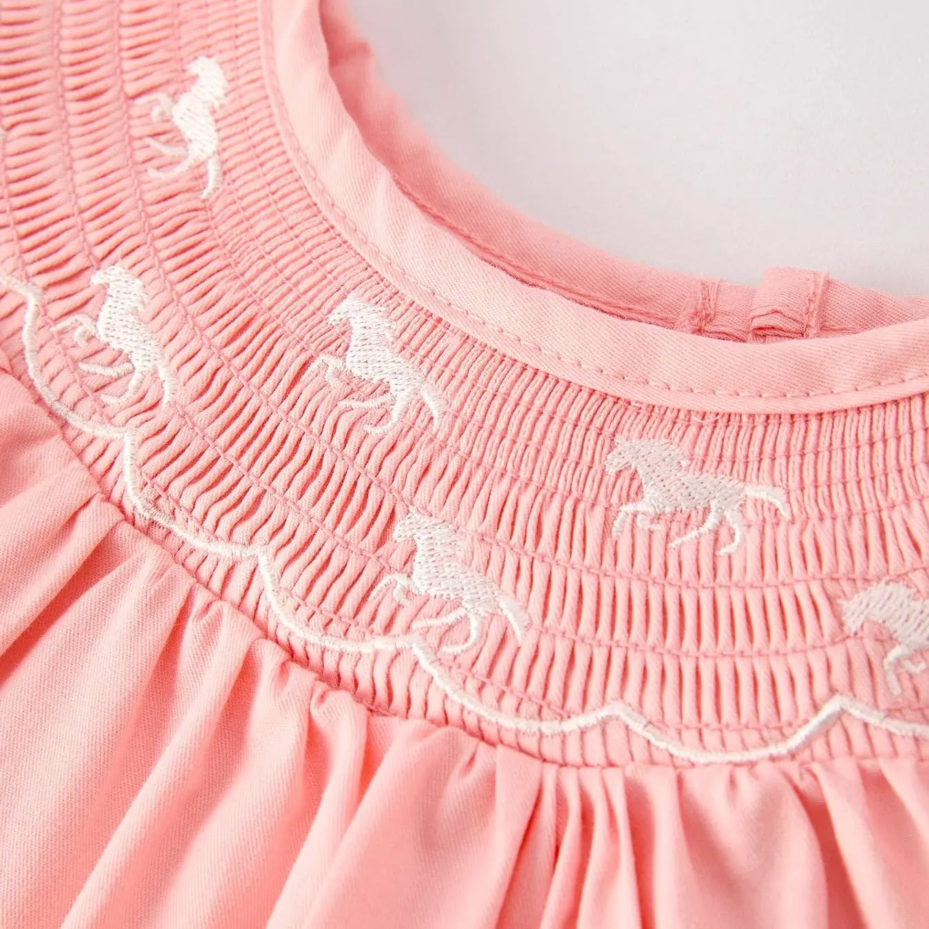 Pink Pony Embroidered Dress - Image 6